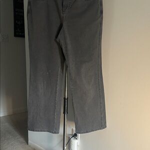 Gray Wide-Leg Pants